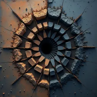 Iron Grid Shadows