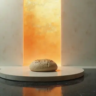 Dust motes danced