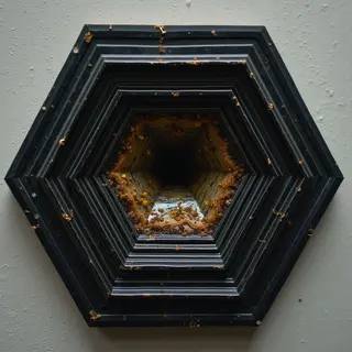 single hexagonal cell